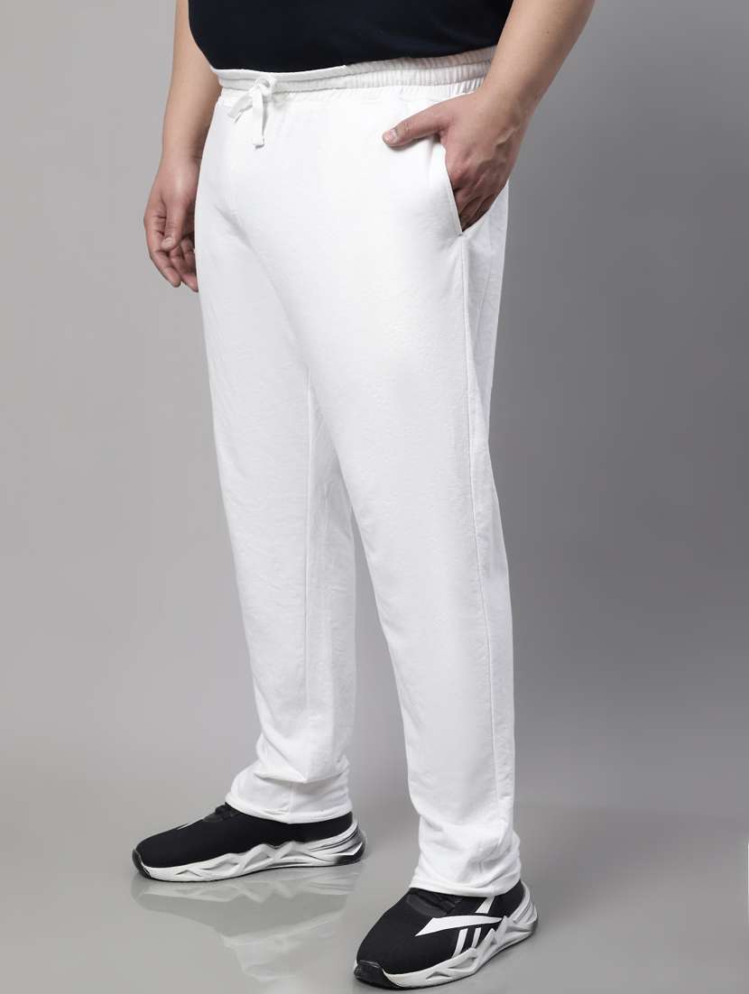 mid rise solid full length track pant - 19490776 -  Standard Image - 1