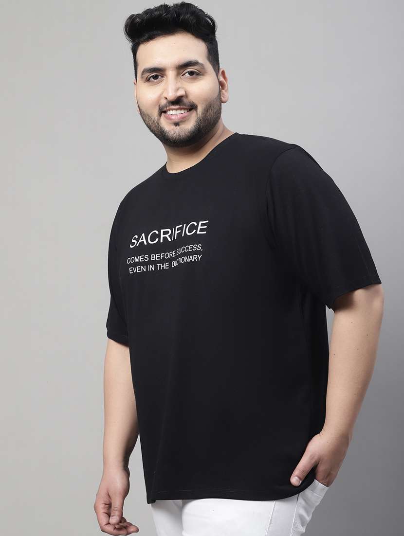round neck chest printed regular t-shirt - 19490782 -  Standard Image - 1