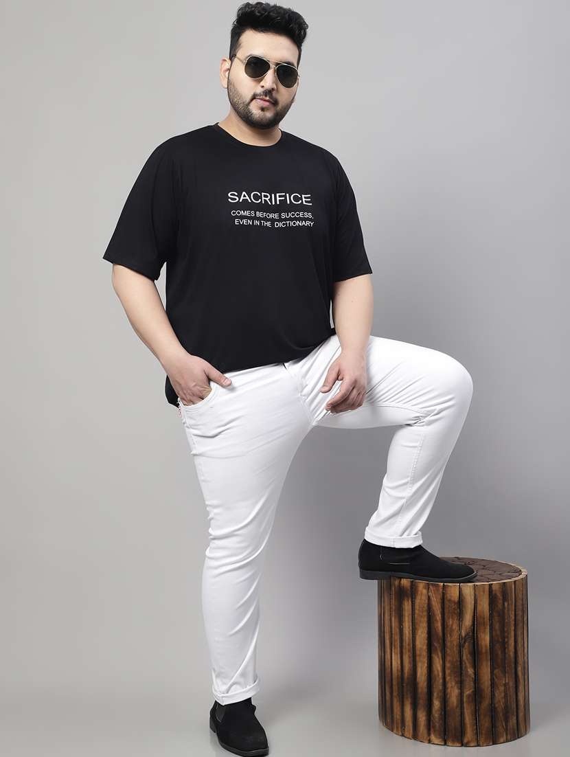 round neck chest printed regular t-shirt - 19490782 -  Standard Image - 4