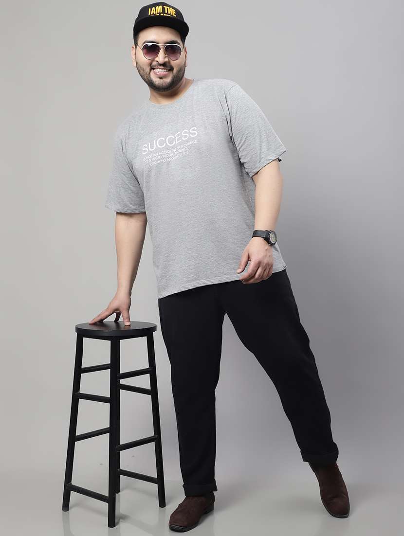 Round Neck Chest Printed Regular T-shirt - 19490785 -  Standard Image - 4