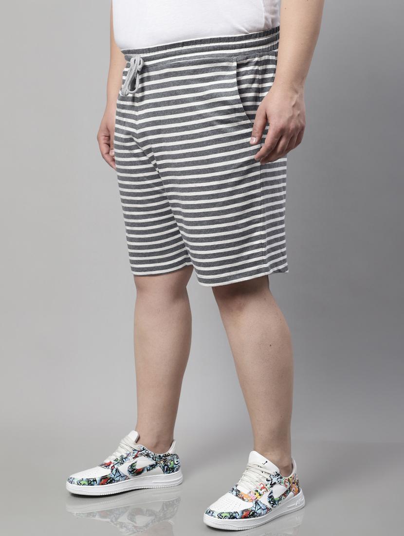 stripes cotton shorts - 19490901 - Standard Image - 1