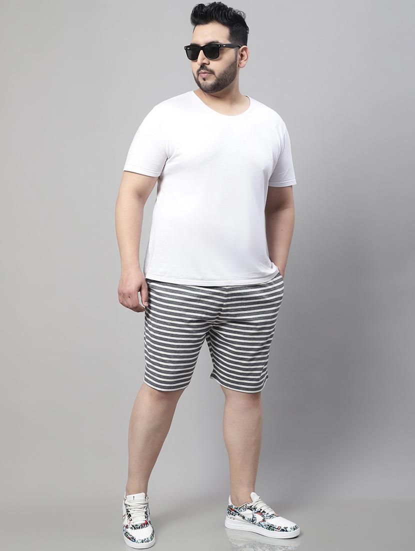 stripes cotton shorts - 19490901 - Standard Image - 4