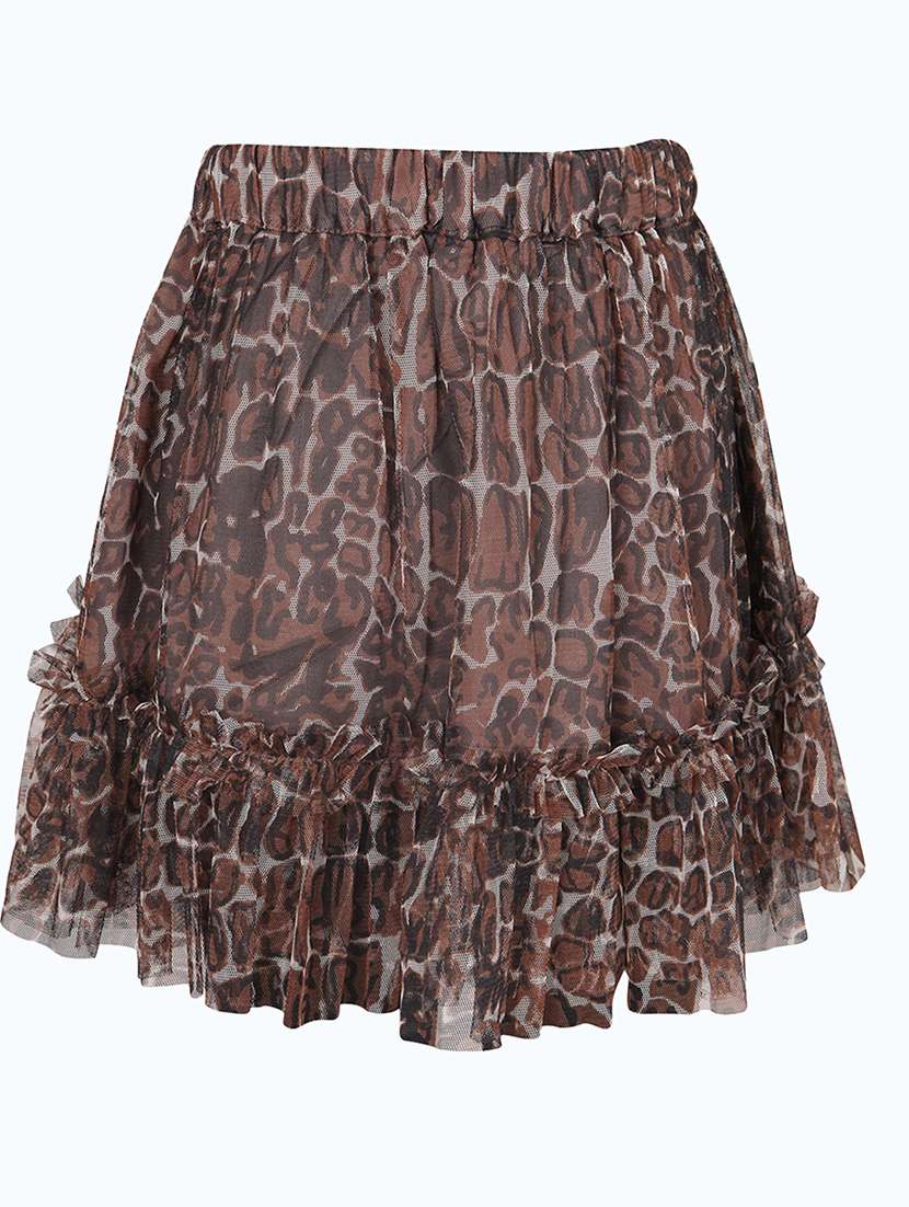 brown printed skirt - 19491814 -  Standard Image - 1