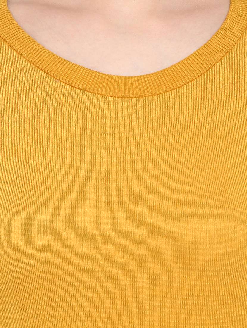 yellow cotton pullover - 19492227 -  Standard Image - 4