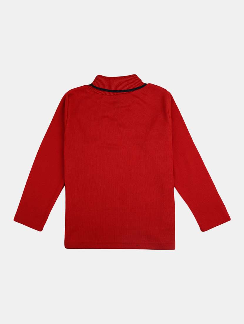 red solid sweater - 19492249 -  Standard Image - 1