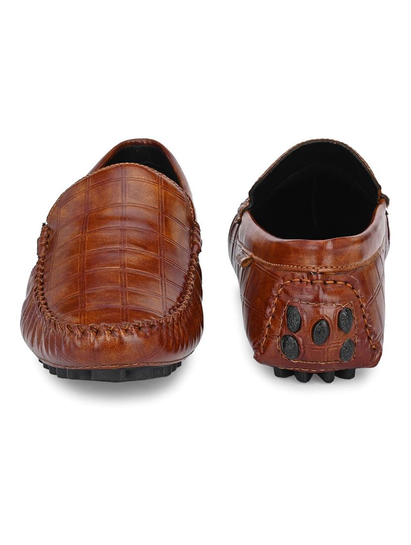 tan patent leather slip on loafers - 19492515 - Standard Image - 4