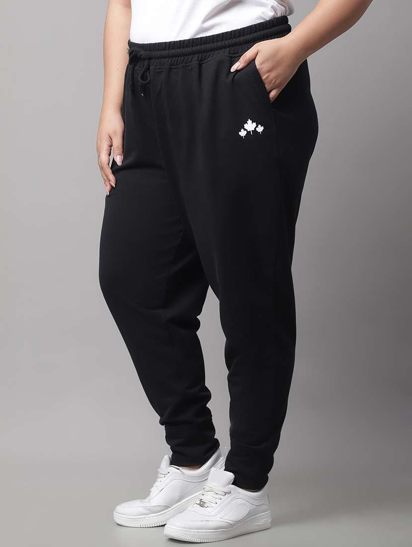 solids cotton track pant - 19492965 -  Standard Image - 1