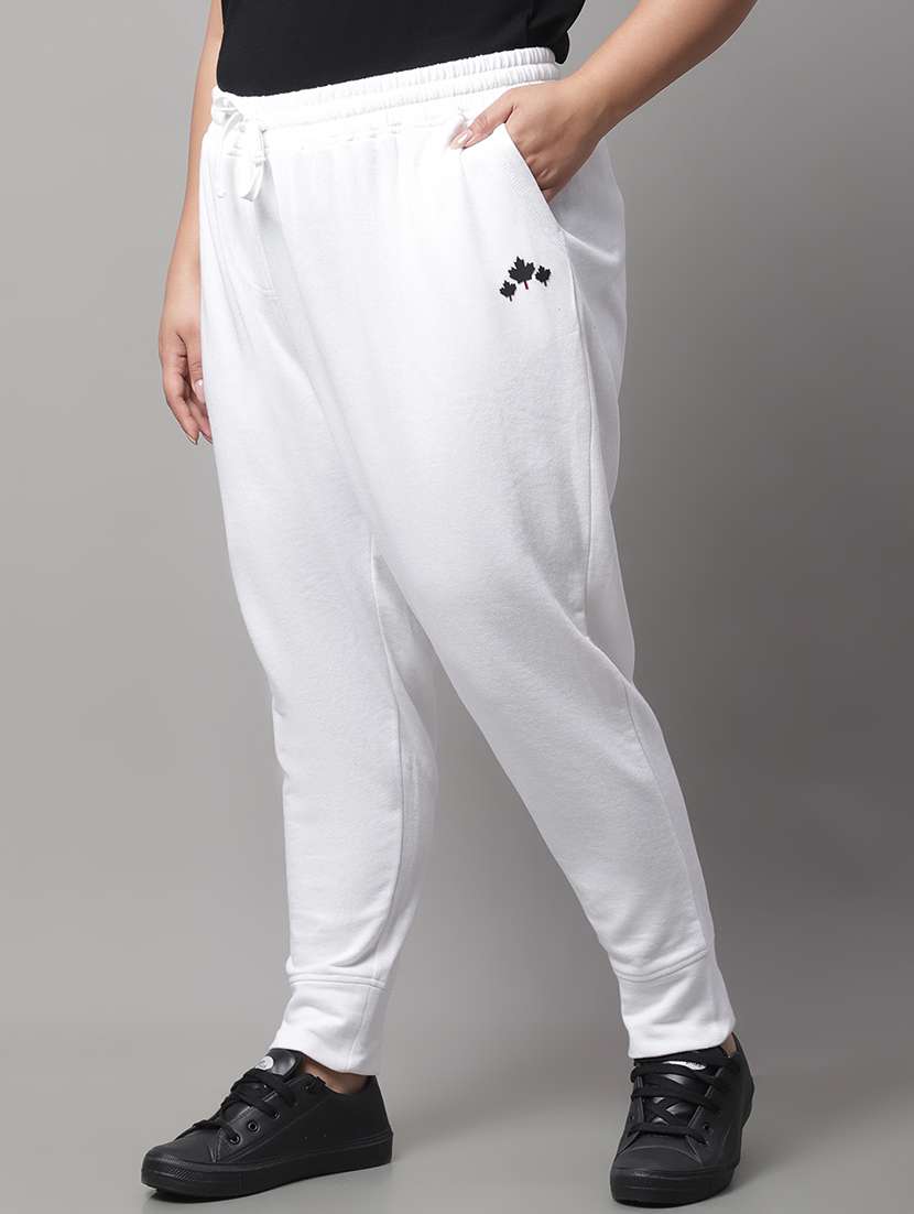 solids cotton track pant - 19492966 -  Standard Image - 1