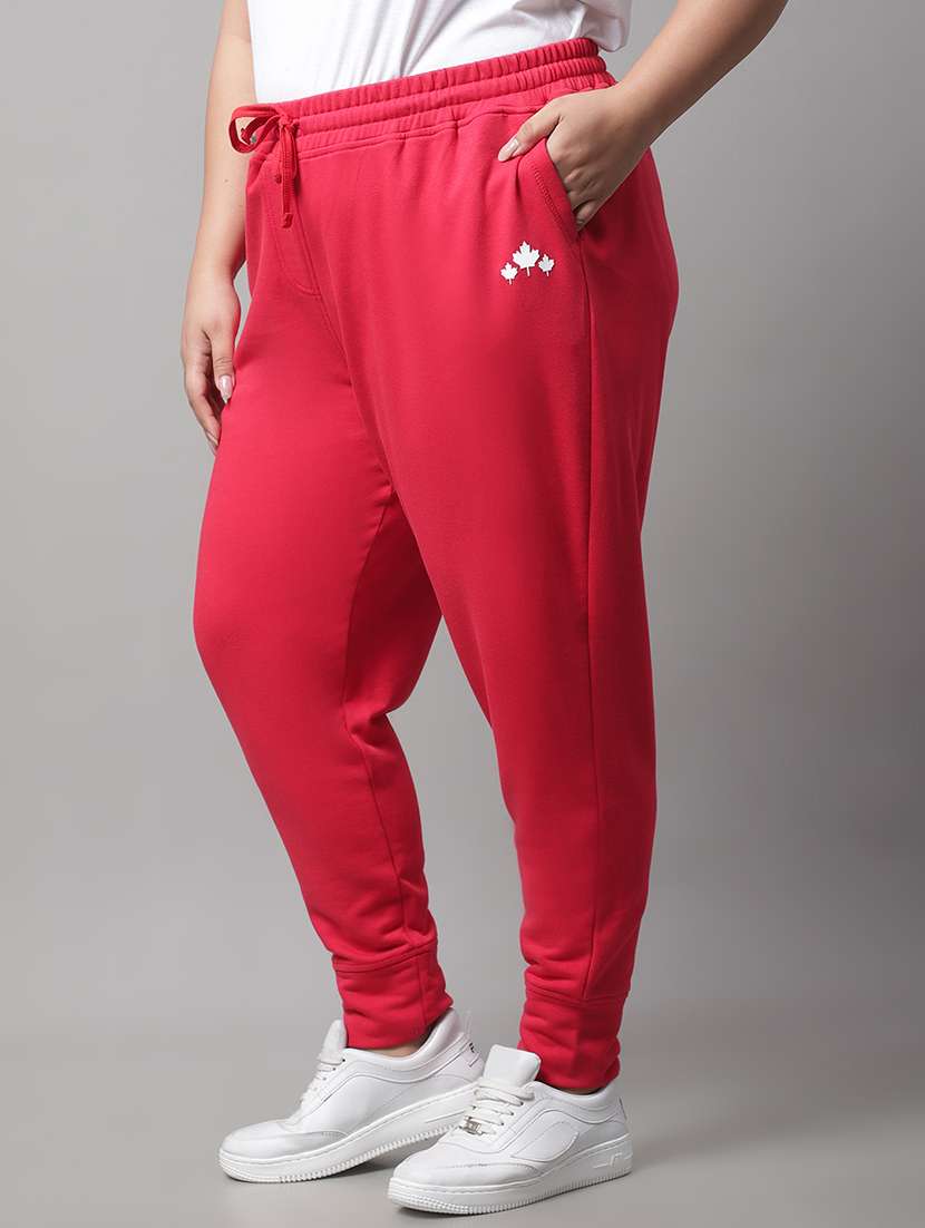 solids cotton track pant - 19492967 -  Standard Image - 1