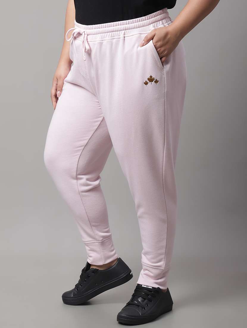 solids cotton track pant - 19492968 -  Standard Image - 1