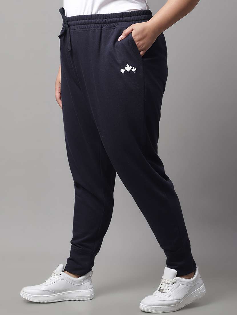 solids cotton track pant - 19492970 -  Standard Image - 1