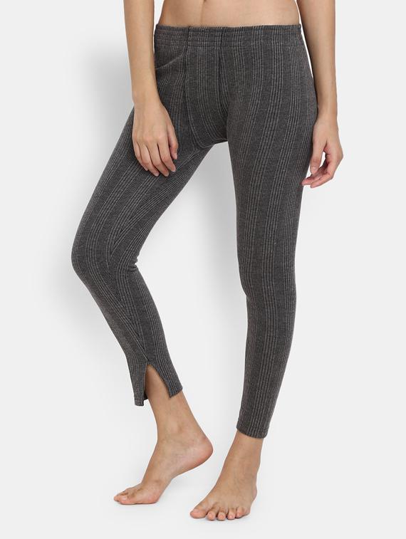 grey cotton bottoms thermals - 19493133 - Standard Image - 1