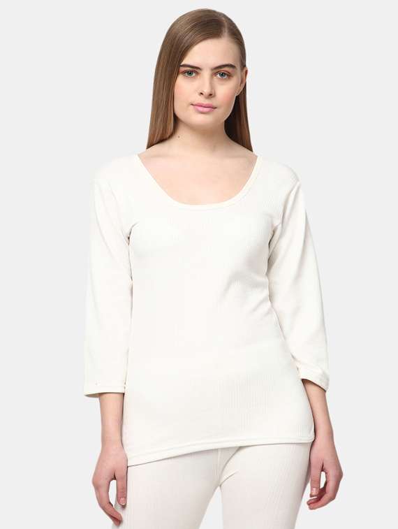round neck solid tops thermals 