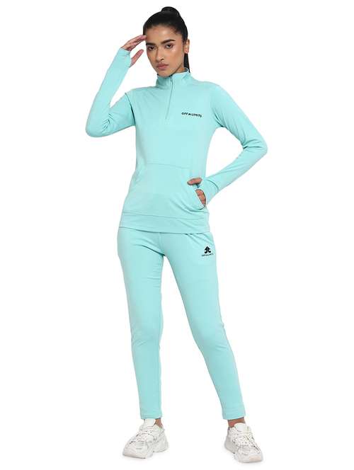 women solid long sleeve winter set 