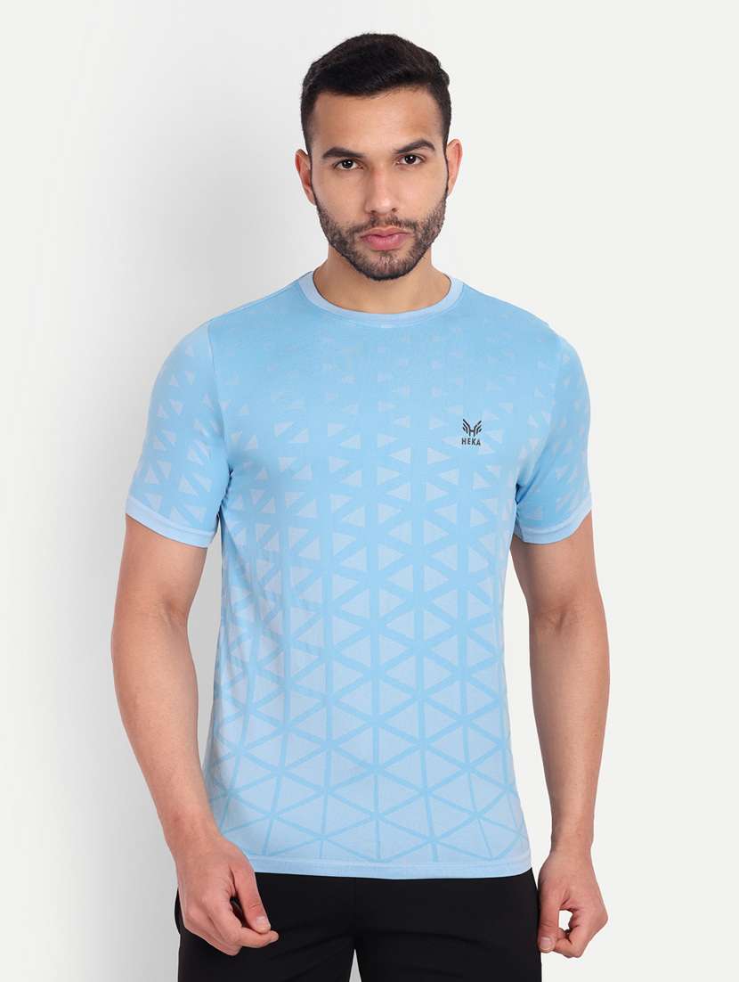 self design cotton blend t-shirt - 19493858 - Zoom Image - 0