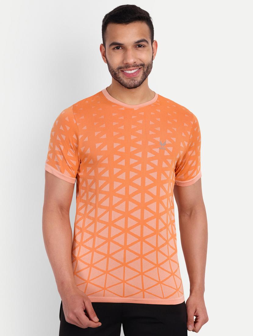 self design cotton blend t-shirt - 19493868 - Zoom Image - 0