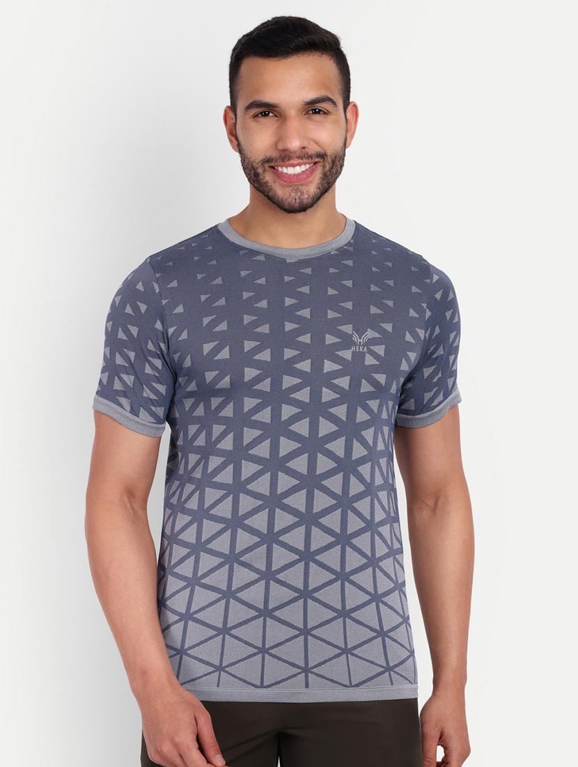 self design cotton blend t-shirt - 19493869 - Zoom Image - 0