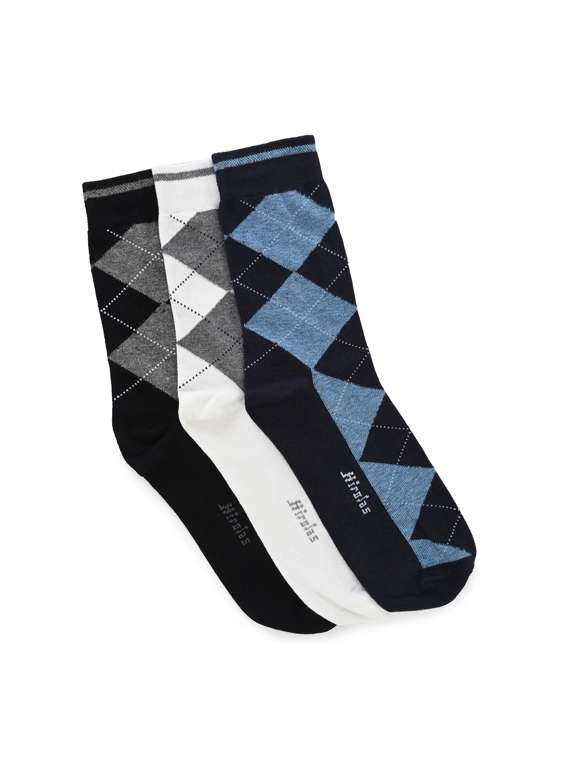 set of 3 above ankle length socks 