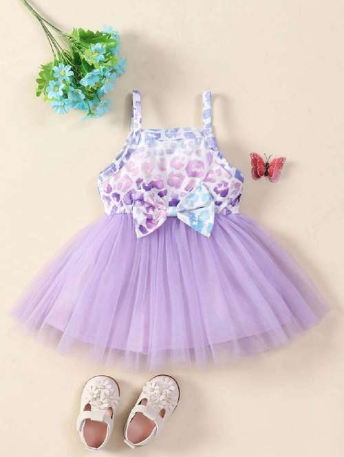 girls square neck sleeveless frock - 19494009 -  Standard Image - 0