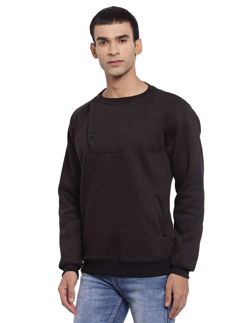 mens plain sweatshirt - 19494411 - Standard Image - 1