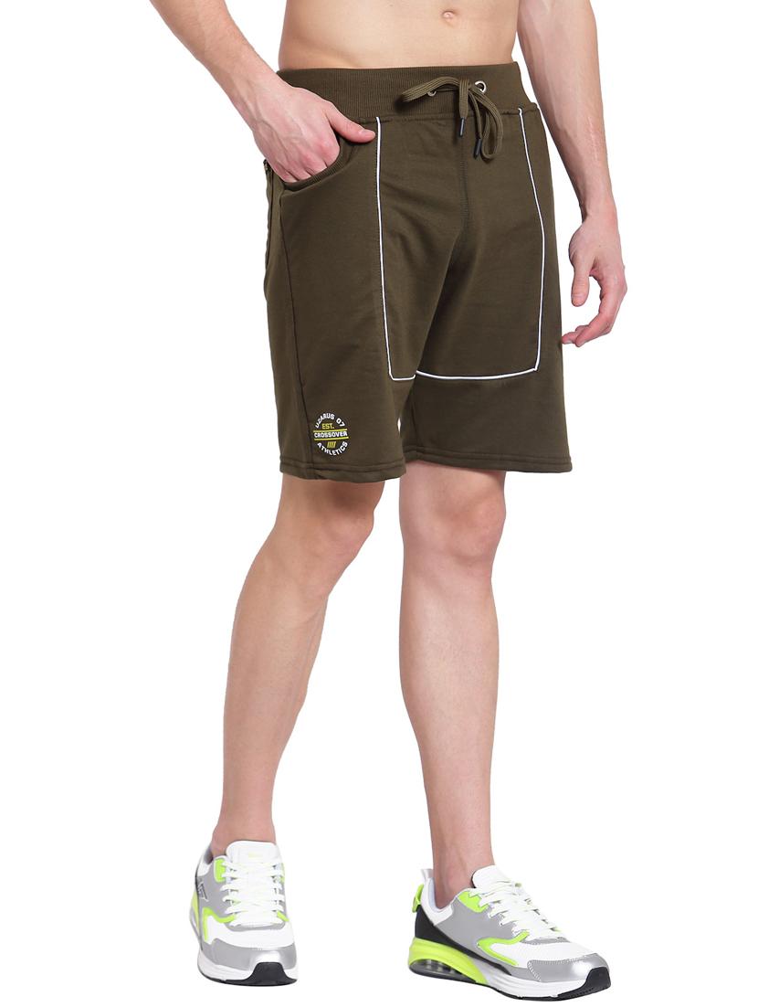 mid rise solid bermuda shorts - 19494420 -  Standard Image - 1
