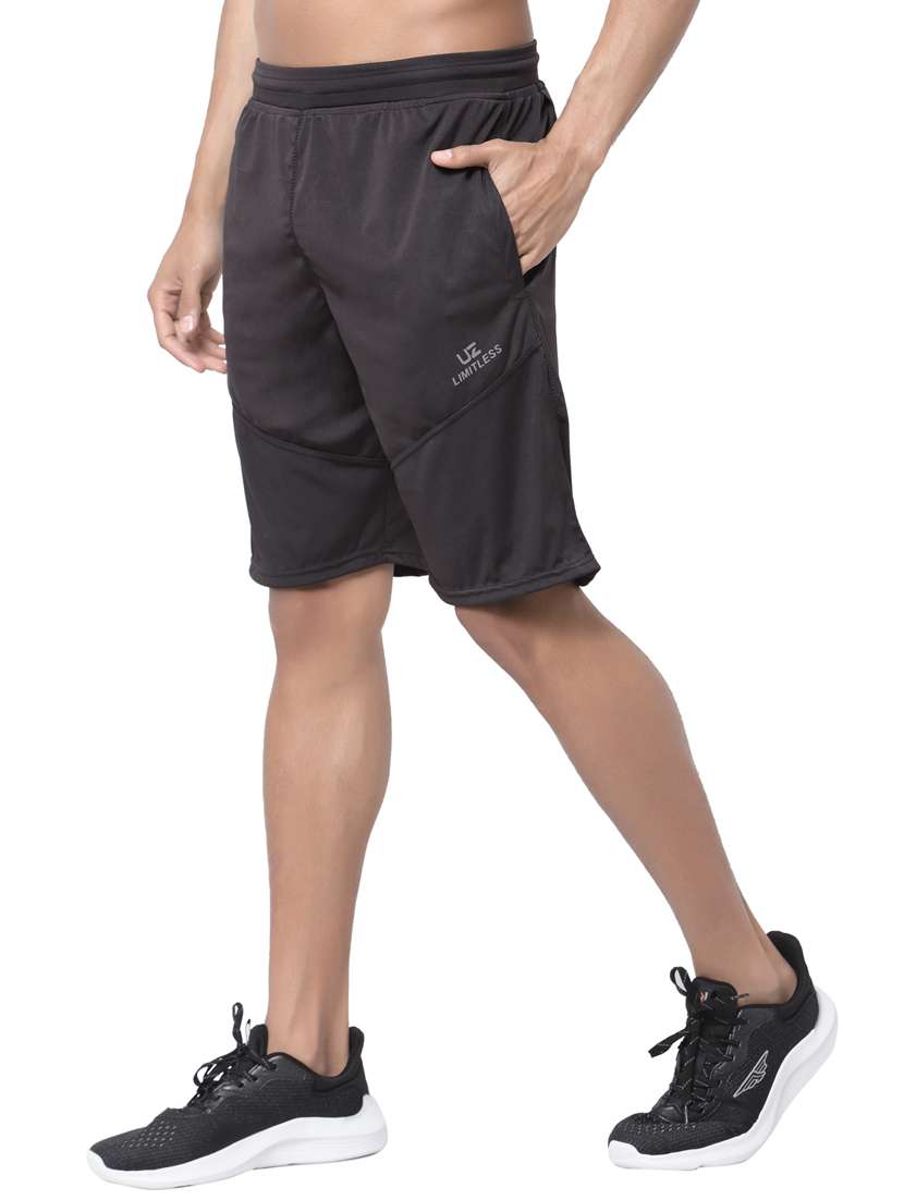 mid rise solid bermuda shorts - 19494422 - Standard Image - 1