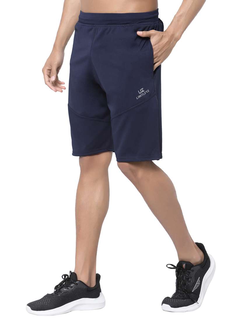 mid rise solid bermuda shorts - 19494423 - Standard Image - 1