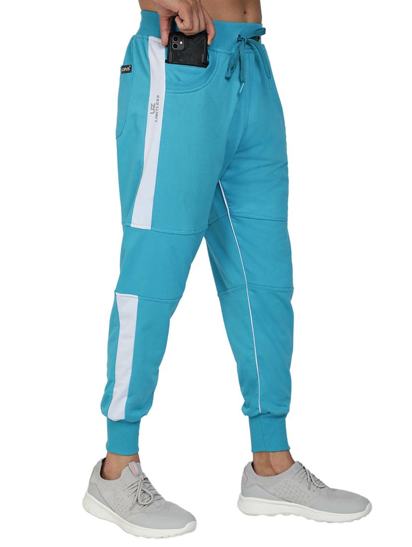 blue cotton joggers - 19495031 -  Standard Image - 1