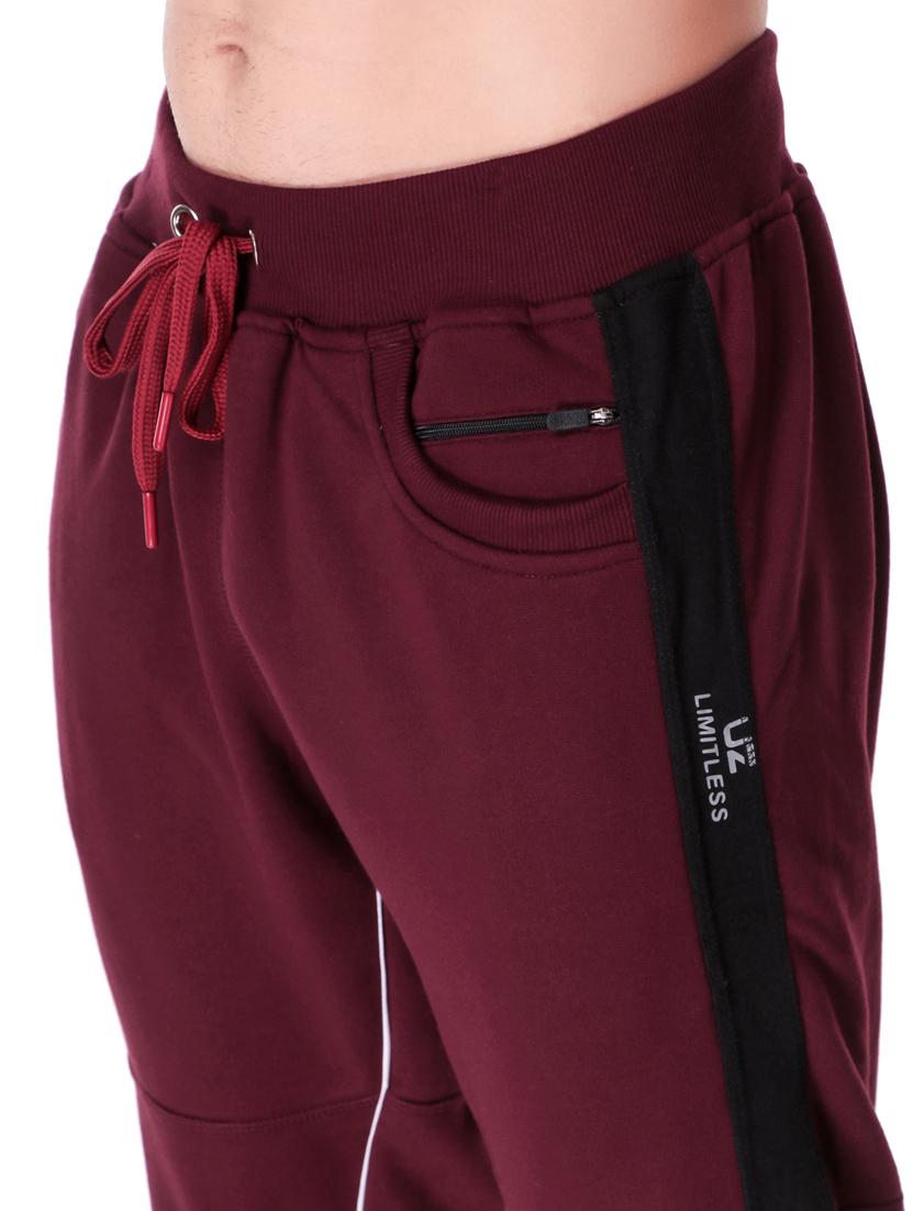 red cotton joggers - 19495033 - Standard Image - 4