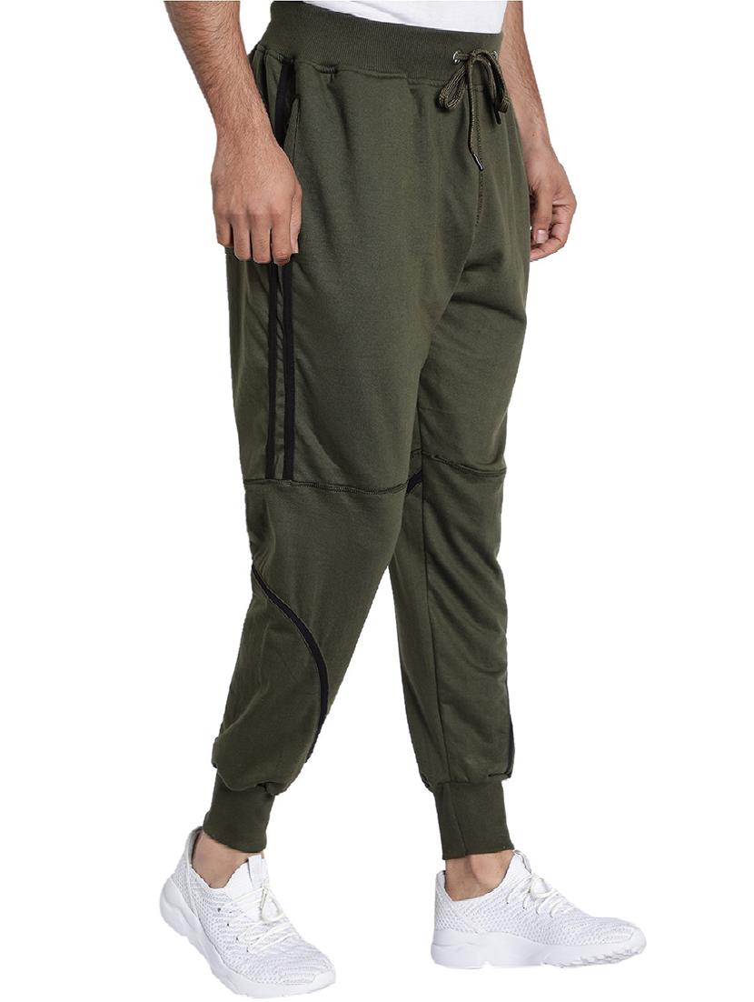 mid rise solid jogger - 19495050 - Standard Image - 1