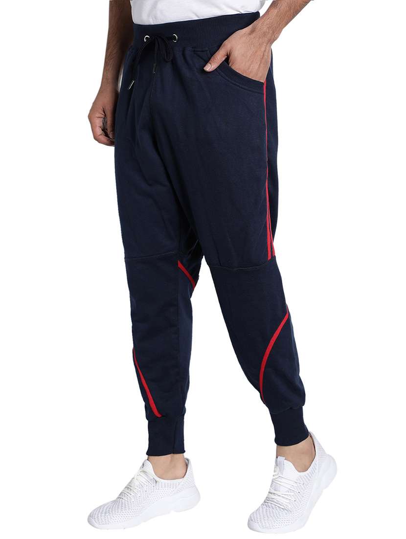 navy blue cotton joggers - 19495051 -  Standard Image - 1