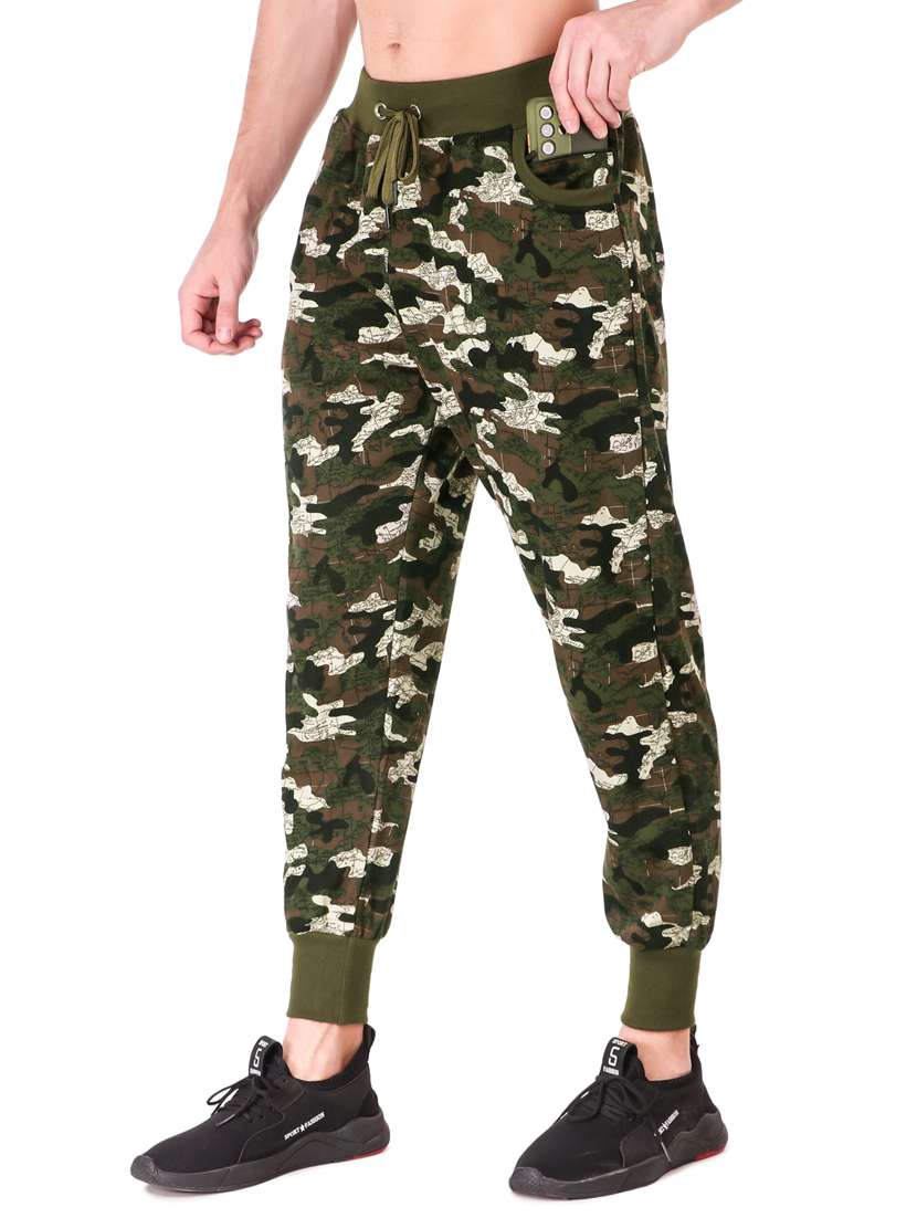 mid rise printed jogger - 19495063 -  Standard Image - 1