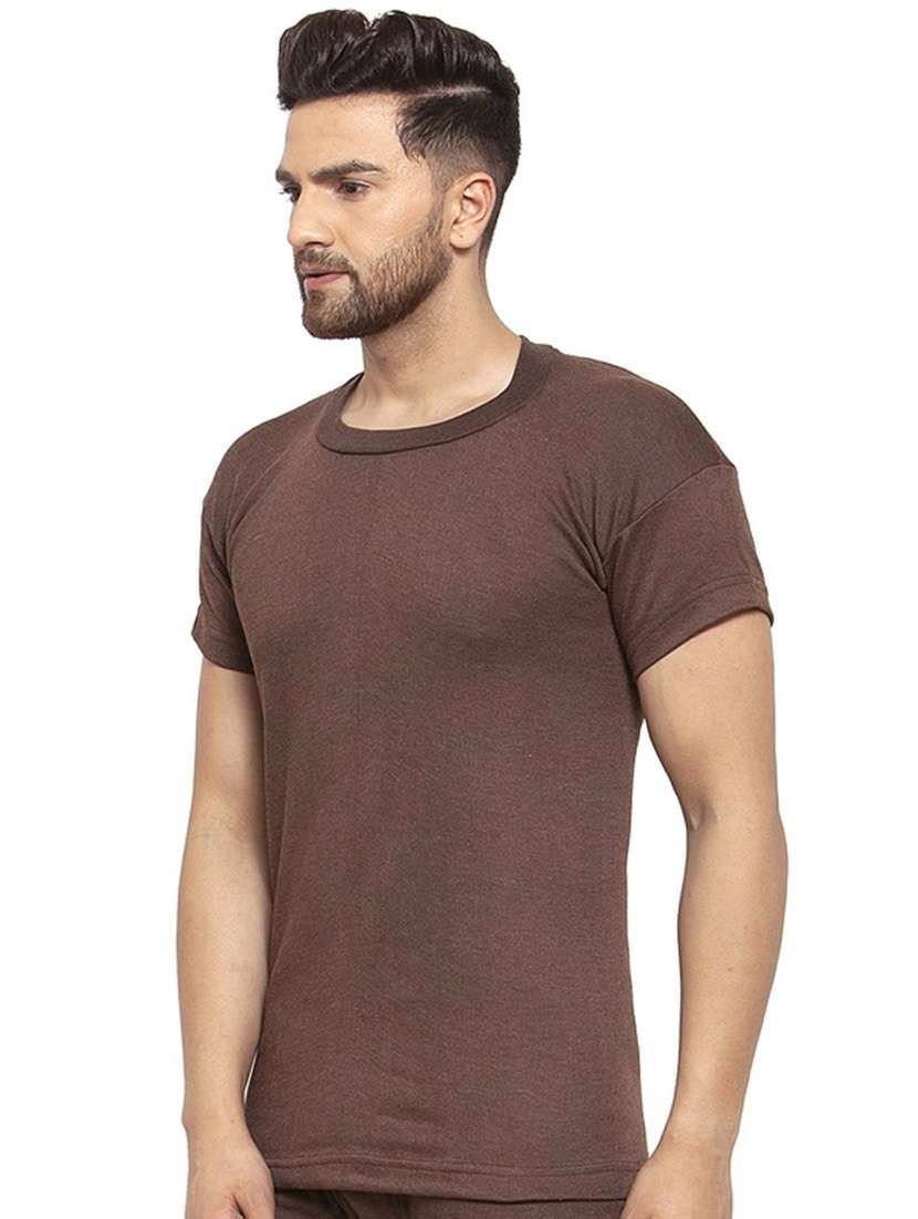 men round neck solid t-shirt - 19495112 -  Standard Image - 1