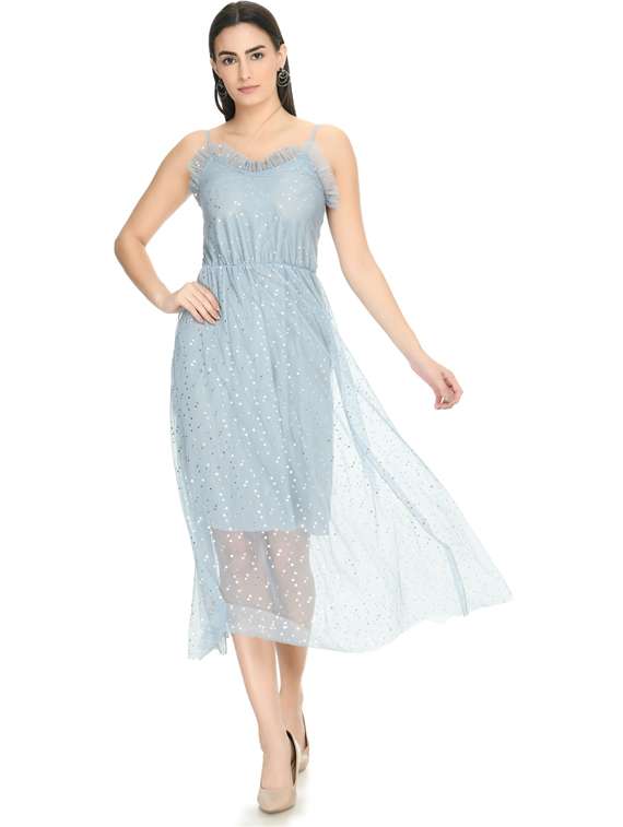 women's fit & flare animal print dress