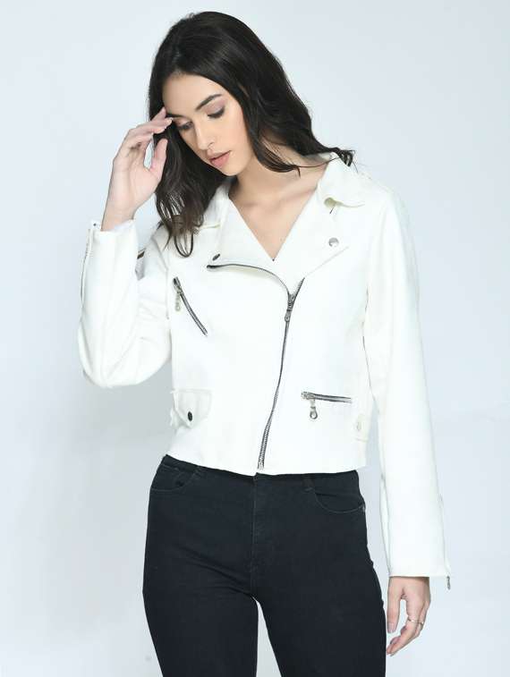 women notch collar regular jacket - 19495212 -  Standard Image - 1