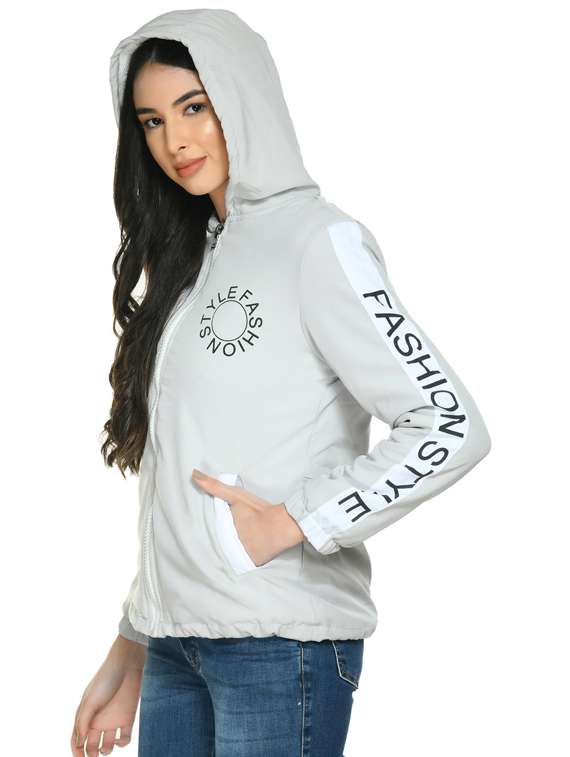 women hooded regular jacket - 19495214 - Standard Image - 1