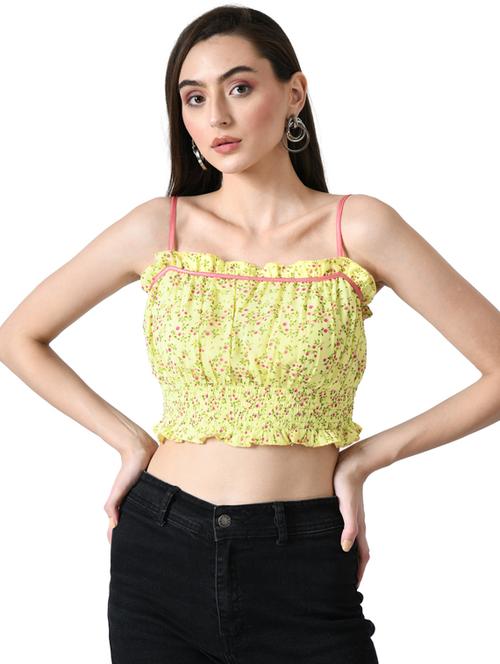 women's crop square neck top - 19495245 -  Standard Image - 0