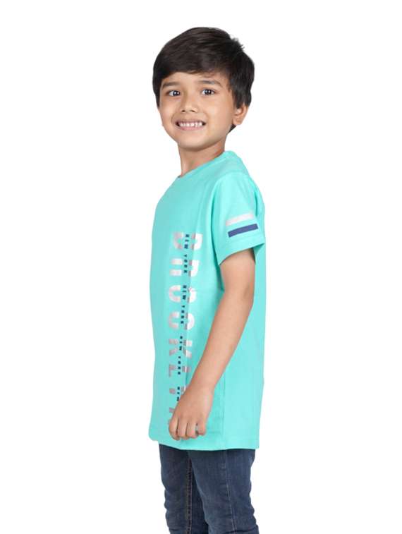 blue printed t-shirt - 19495410 -  Standard Image - 1