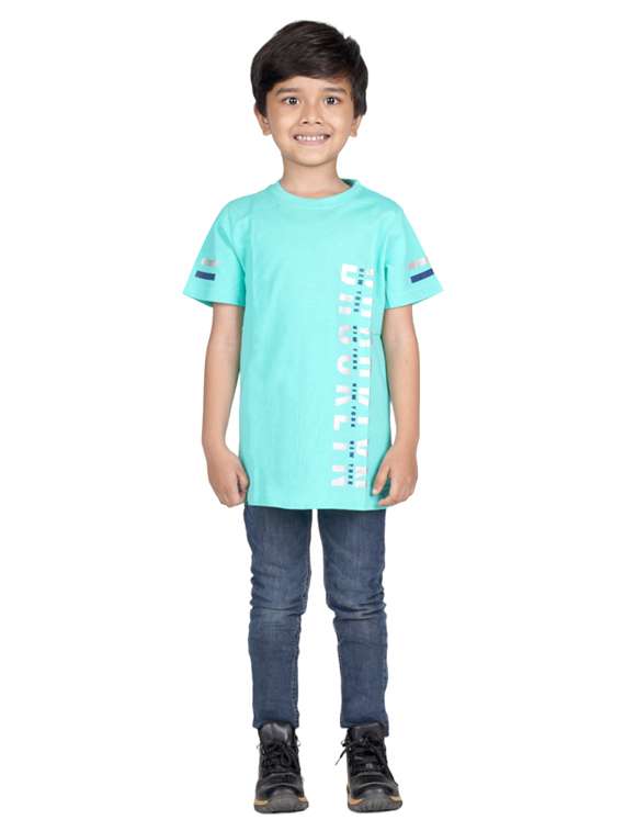 blue printed t-shirt - 19495410 -  Standard Image - 4