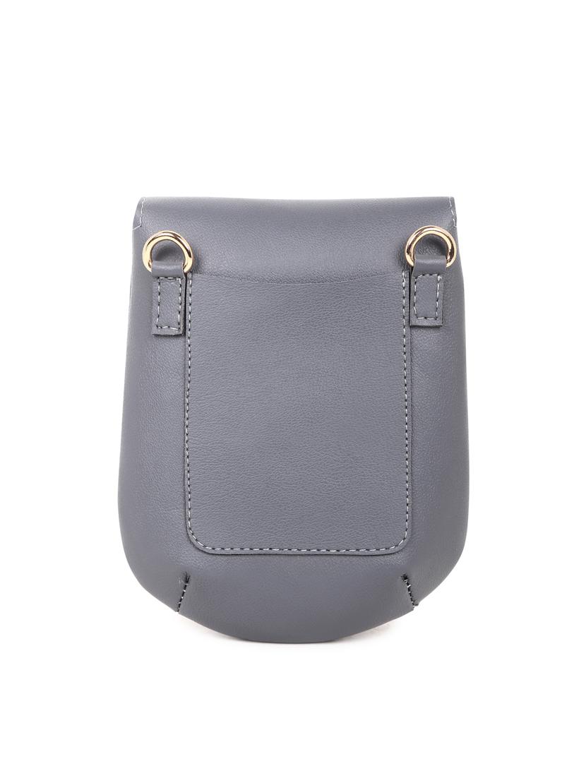 grey leatherette (pu) sling bag - 19495489 - Standard Image - 1