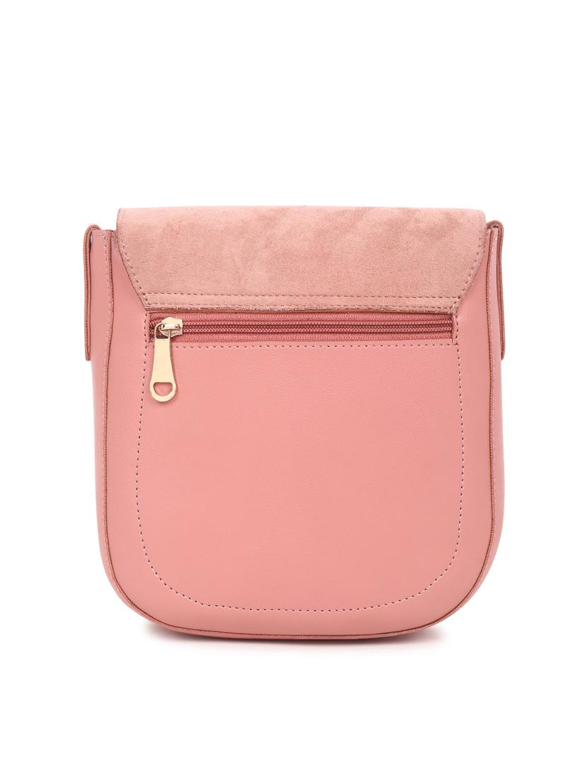 pink leatherette (pu) sling bag - 19495503 - Standard Image - 1