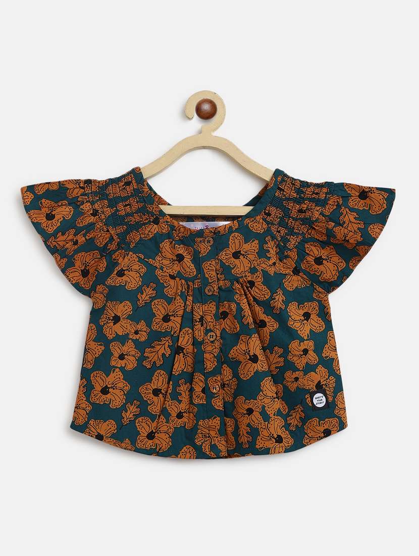 girls round neck top
