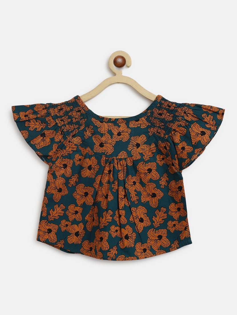 girls round neck top - 19495636 -  Standard Image - 1