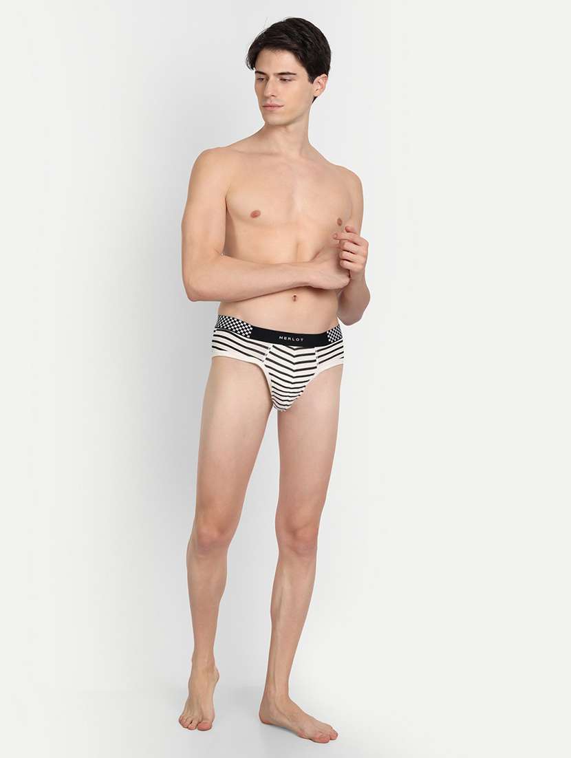 white cotton hipster brief - 19496872 -  Standard Image - 4