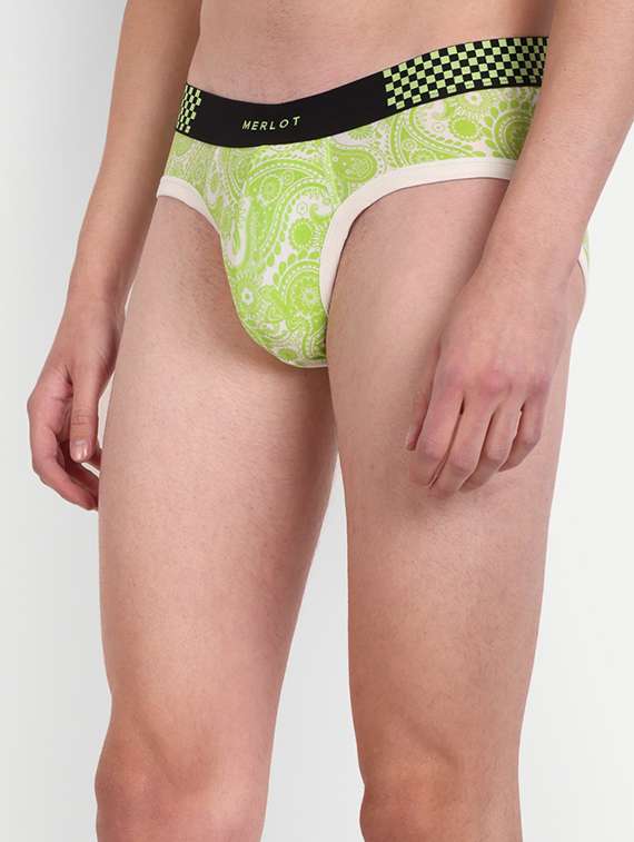 green cotton hipster brief - 19496880 -  Standard Image - 1