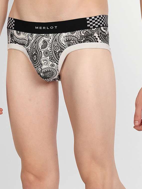 white cotton hipster brief - 19496882 -  Standard Image - 1