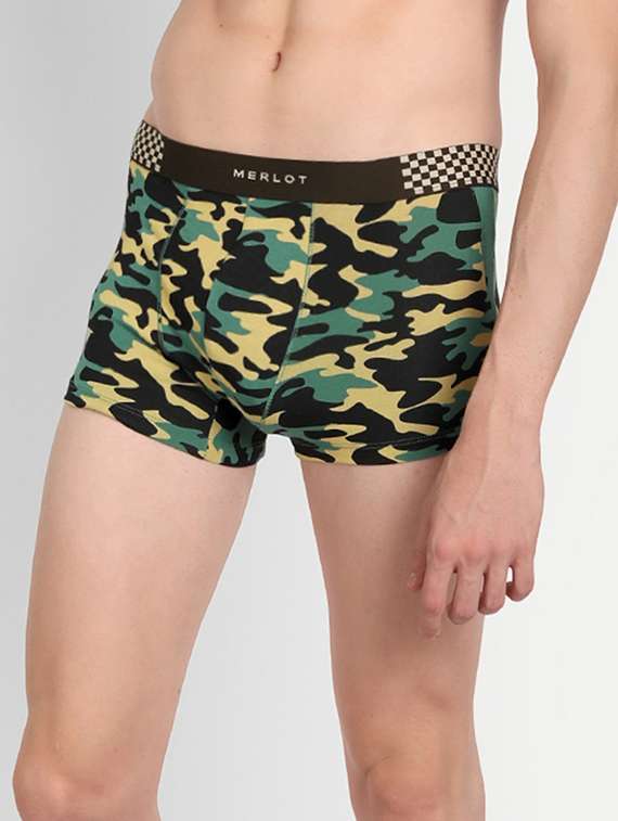 green printed cotton trunk - 19496898 -  Standard Image - 1