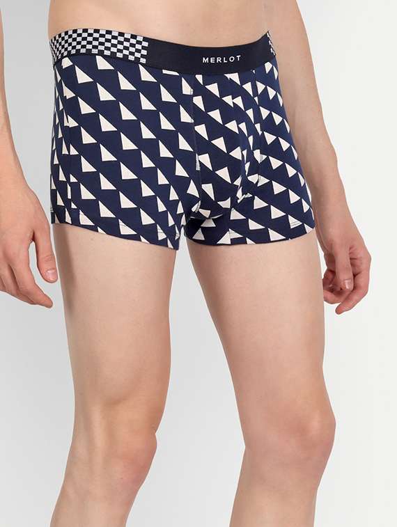 dark blue printed cotton trunk - 19496904 -  Standard Image - 1