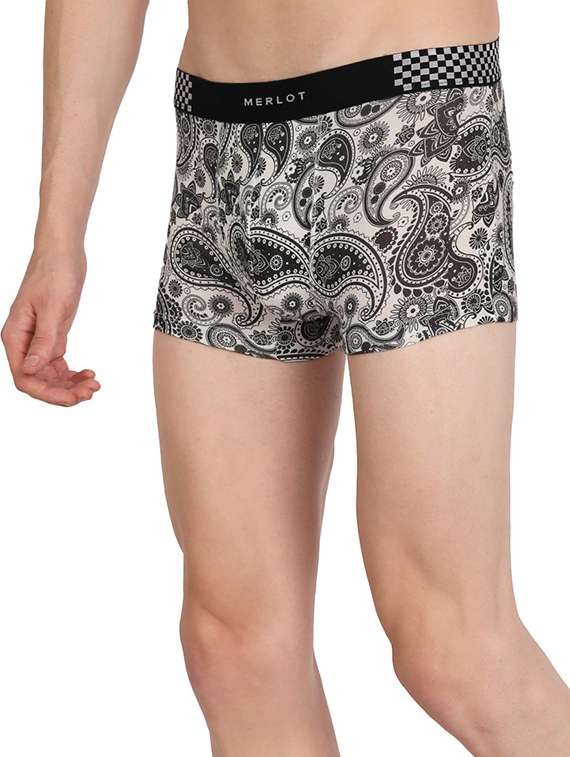 printed cotton blend trunks  - 19496929 -  Standard Image - 1