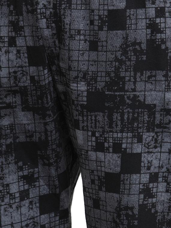 mid rise printed full length track pant - 19497449 - Standard Image - 4